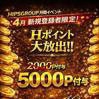 新規様5000P付与